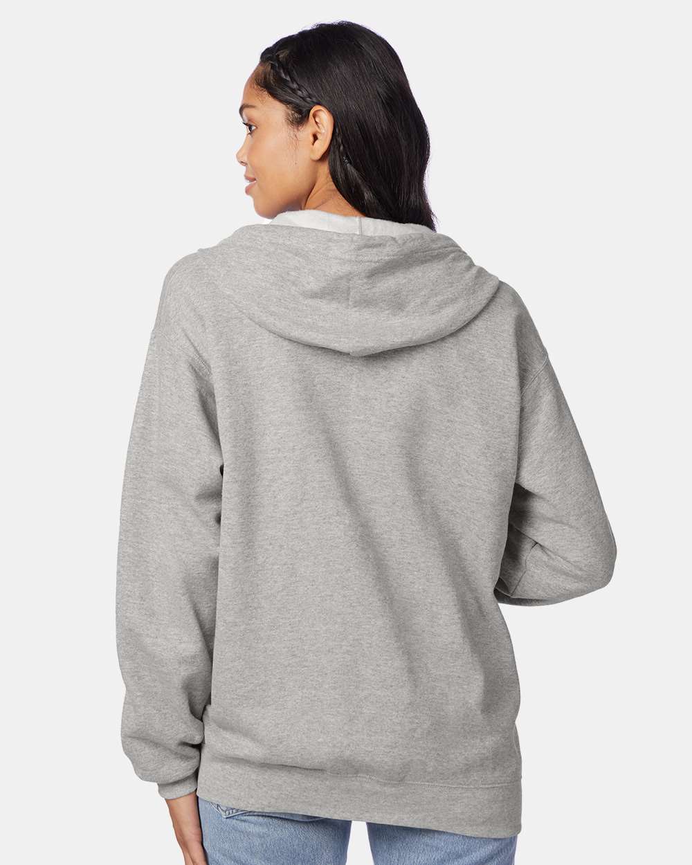 Hanes-P180-Ecosmart® Full-Zip Hooded Sweatshirt - Image 35
