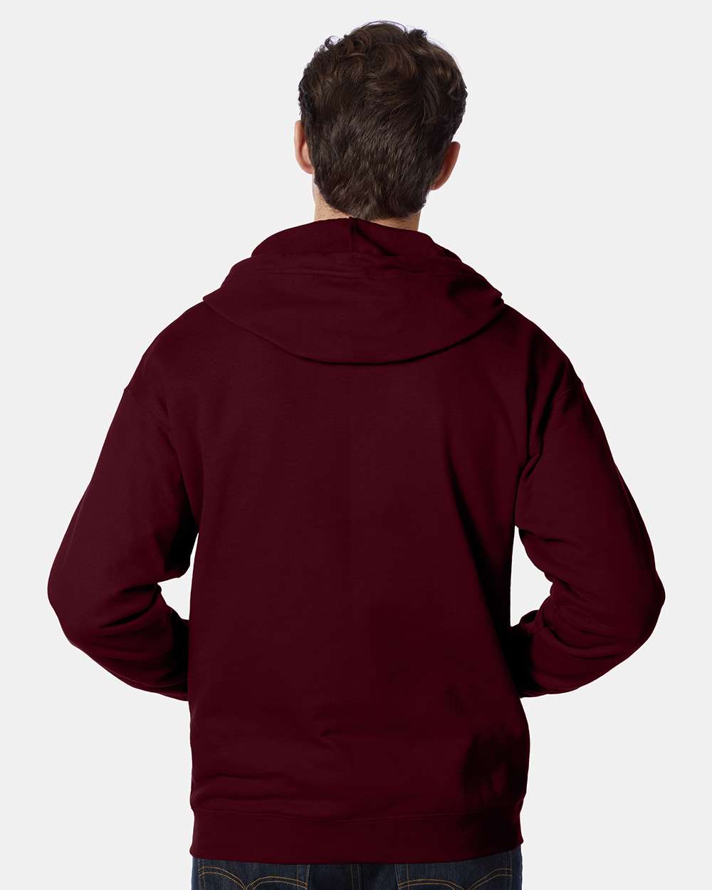 Hanes-P180-Ecosmart® Full-Zip Hooded Sweatshirt - Image 39