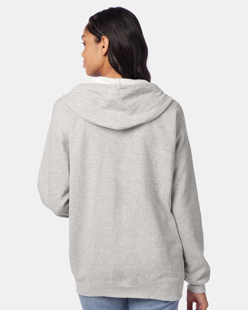 Hanes-P180-Ecosmart® Full-Zip Hooded Sweatshirt - Image 6