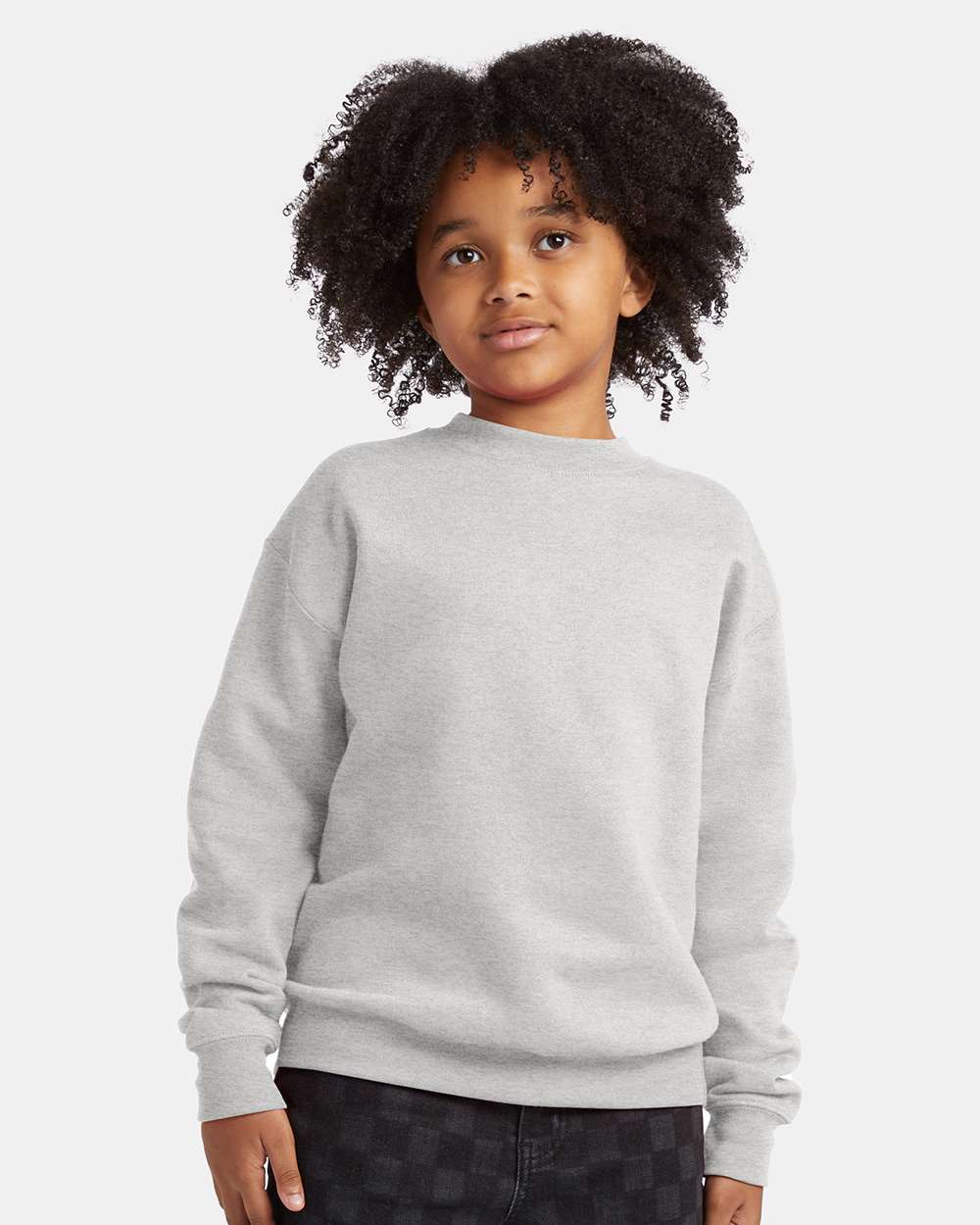 Hanes-P360-Ecosmart® Youth Crewneck Sweatshirt - Image 4
