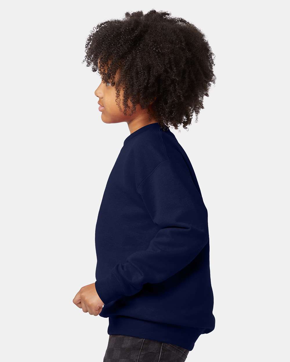 Hanes-P360-Ecosmart® Youth Crewneck Sweatshirt - Image 41