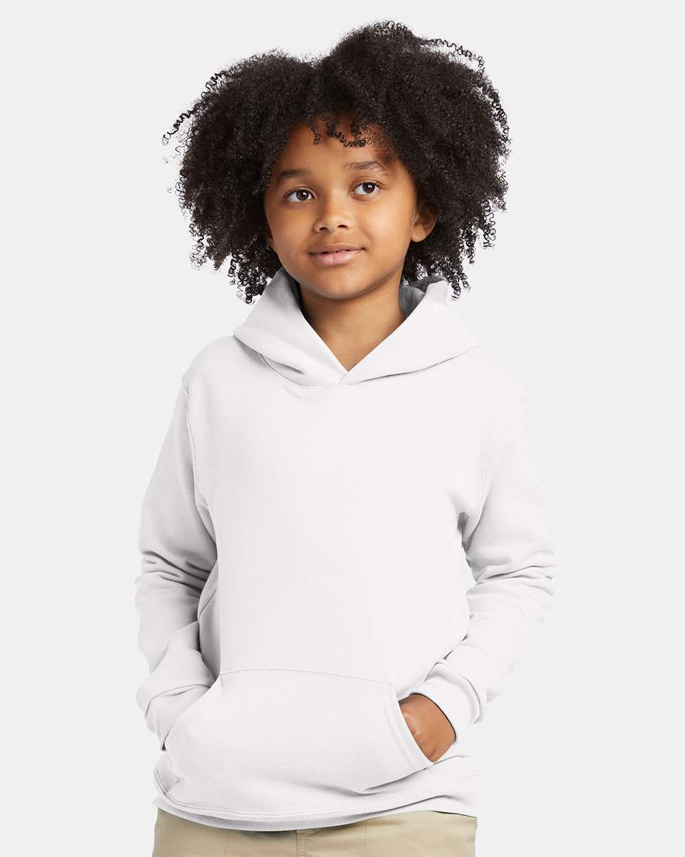 Hanes-P473-Ecosmart® Youth Hooded Sweatshirt - Image 101
