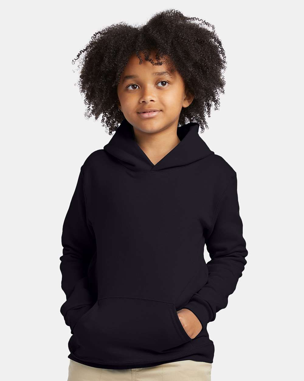Hanes-P473-Ecosmart® Youth Hooded Sweatshirt - Image 11