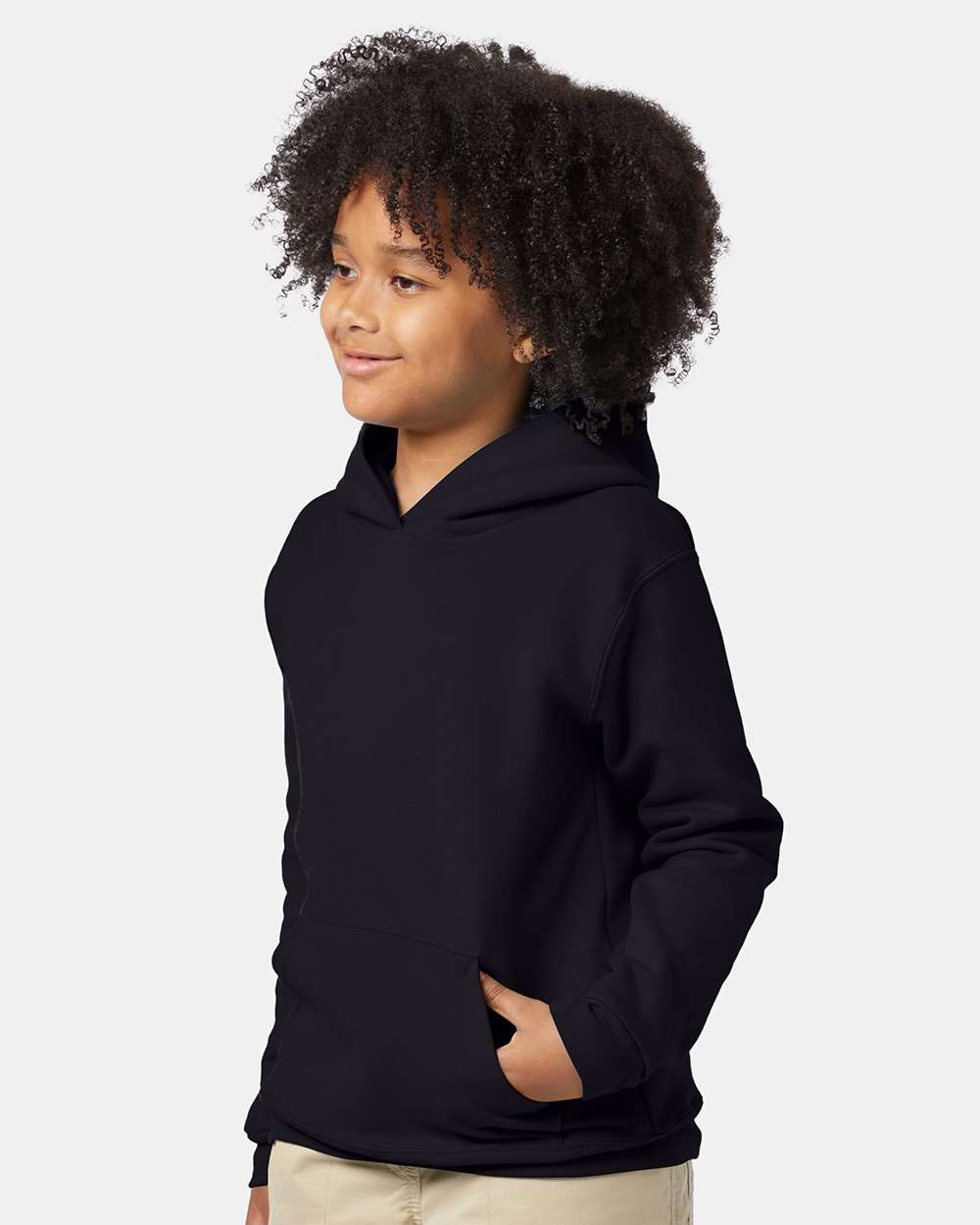 Hanes-P473-Ecosmart® Youth Hooded Sweatshirt - Image 12
