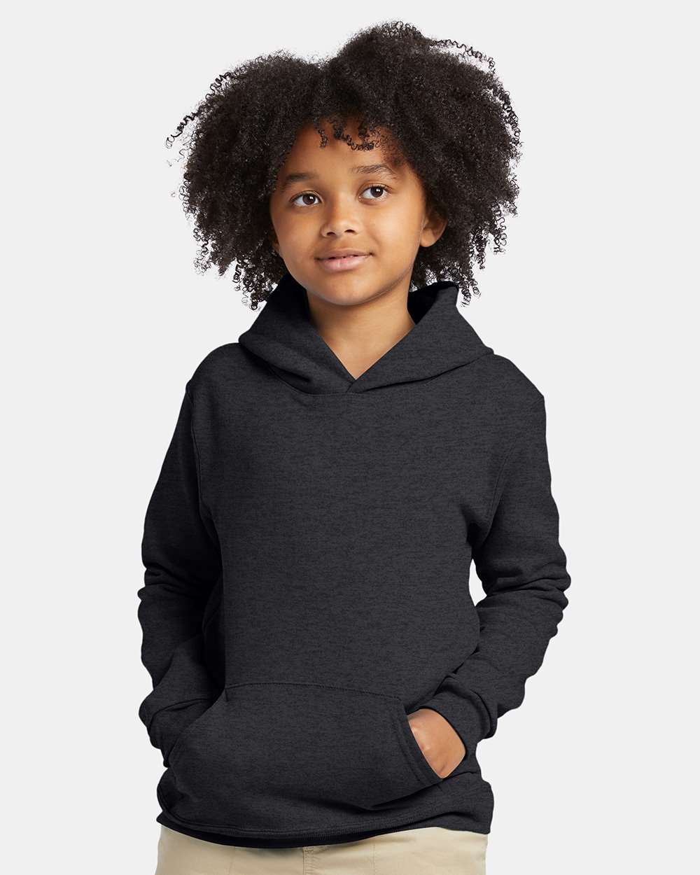 Hanes-P473-Ecosmart® Youth Hooded Sweatshirt - Image 23