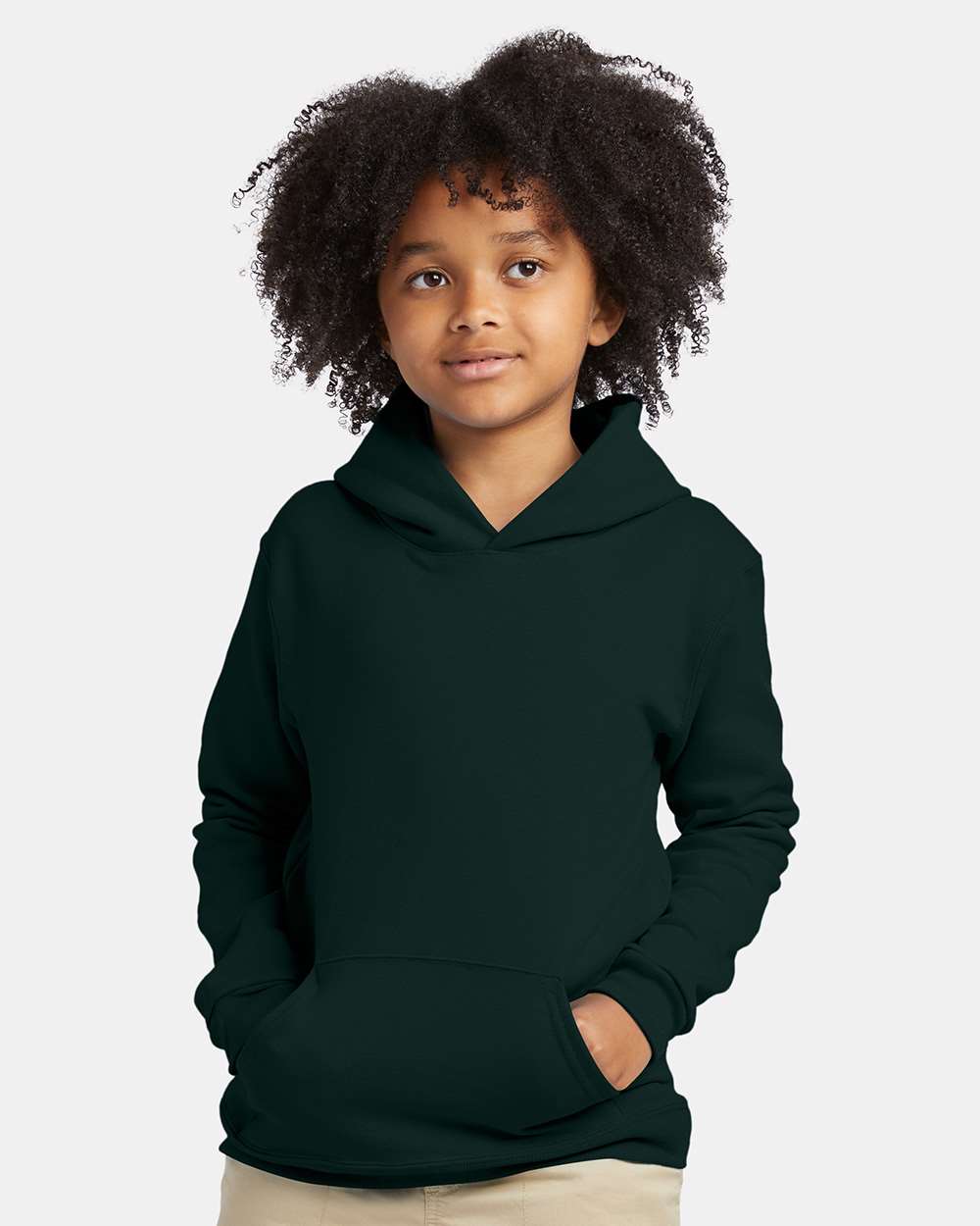 Hanes-P473-Ecosmart® Youth Hooded Sweatshirt - Image 29