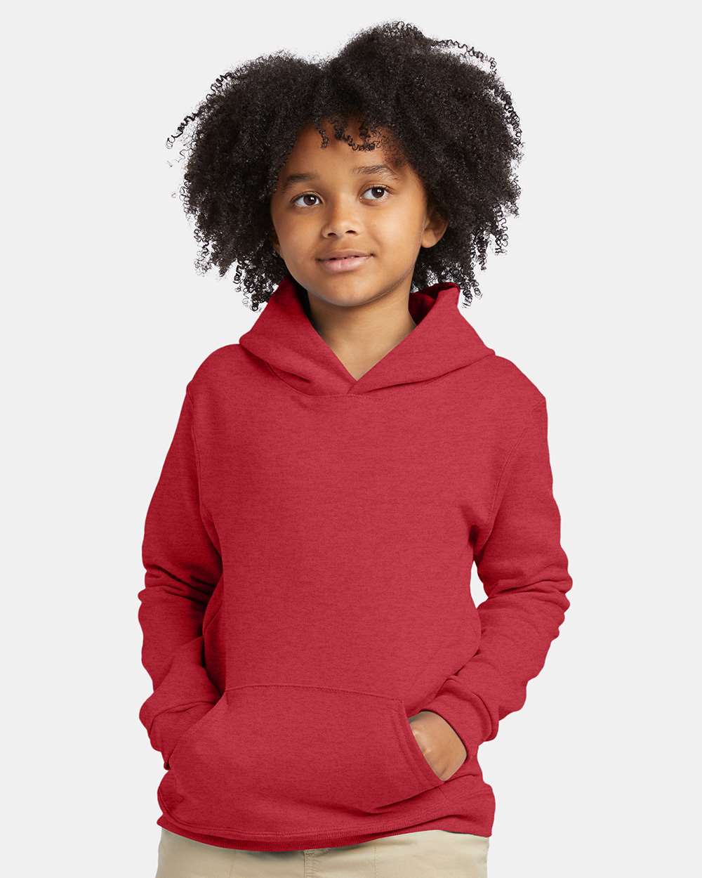 Hanes-P473-Ecosmart® Youth Hooded Sweatshirt - Image 53