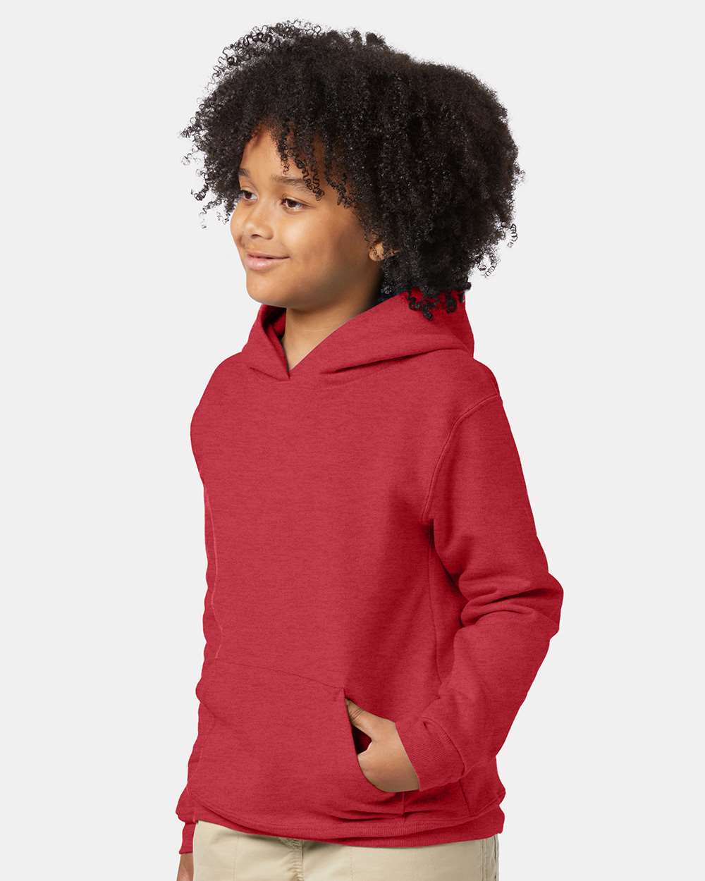 Hanes-P473-Ecosmart® Youth Hooded Sweatshirt - Image 54