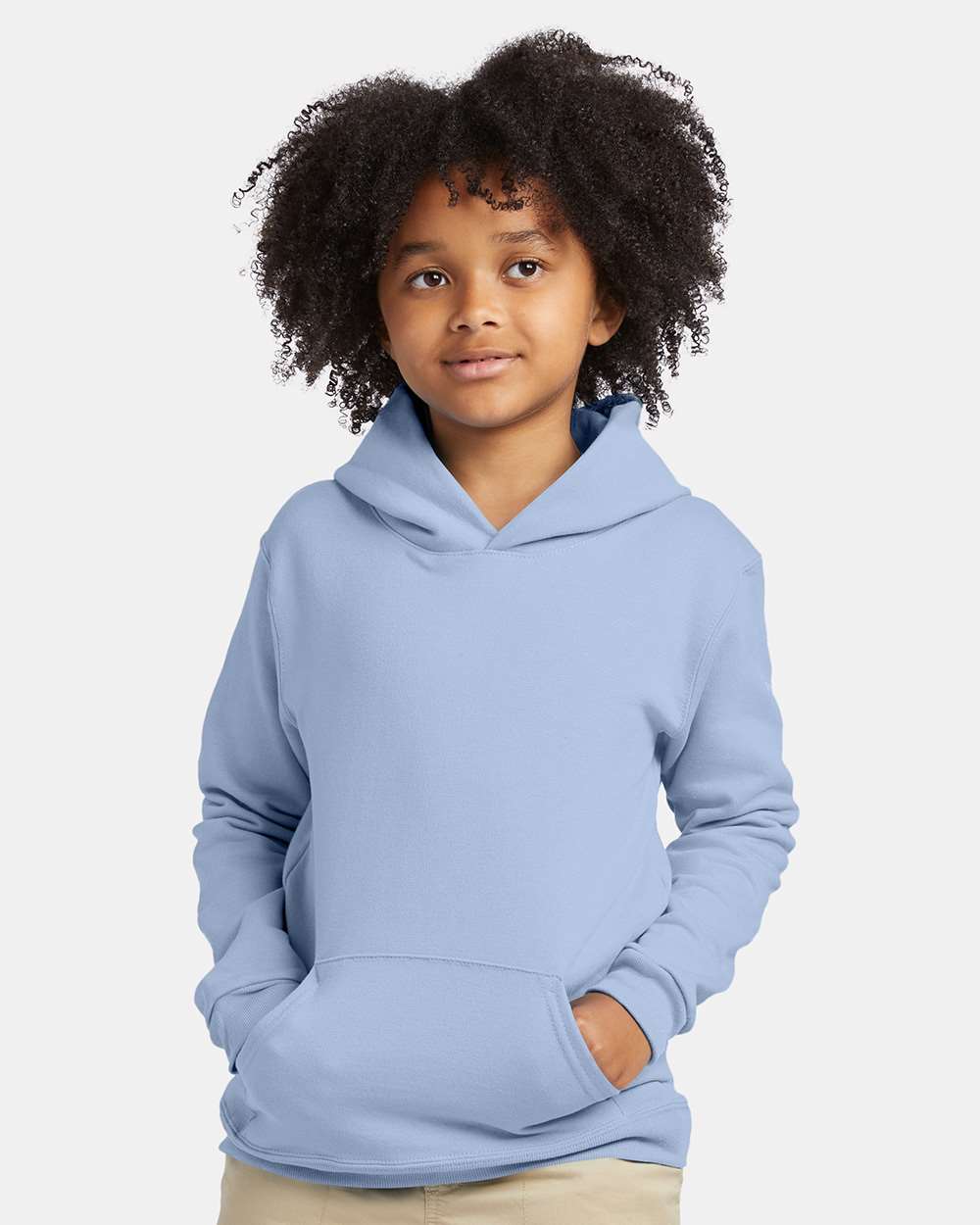 Hanes-P473-Ecosmart® Youth Hooded Sweatshirt - Image 59