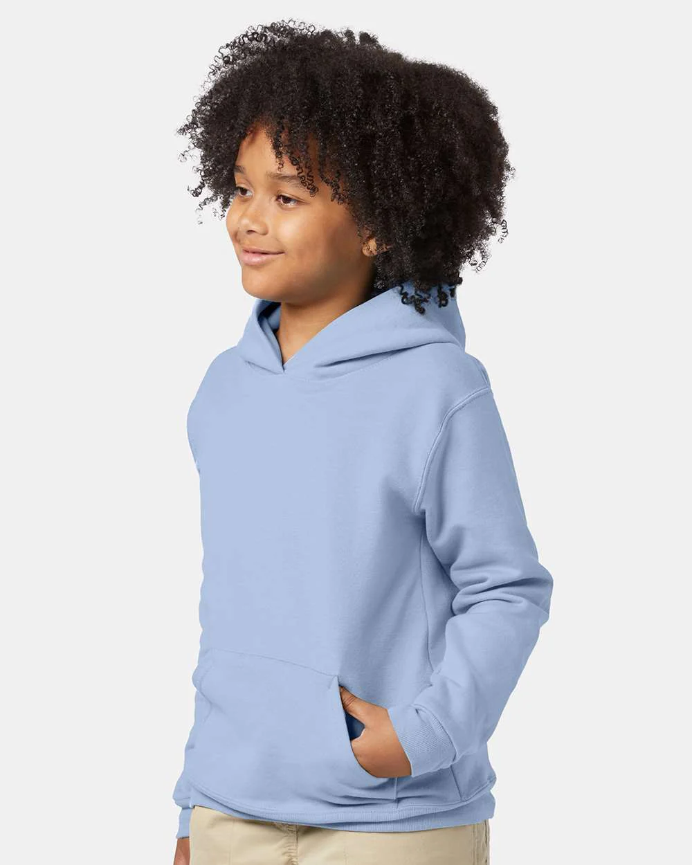 Hanes-P473-Ecosmart® Youth Hooded Sweatshirt - Image 60