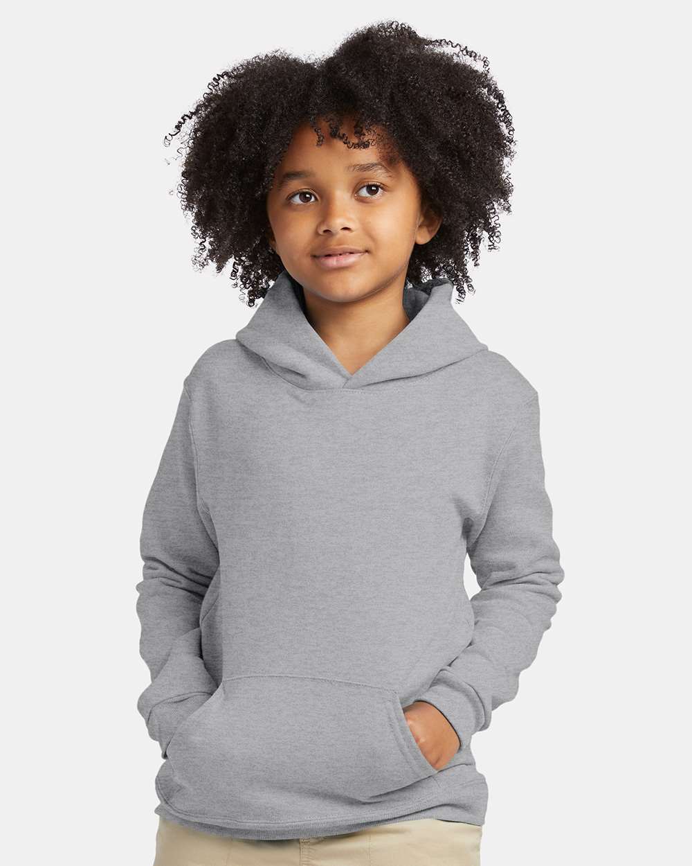 Hanes-P473-Ecosmart® Youth Hooded Sweatshirt - Image 65