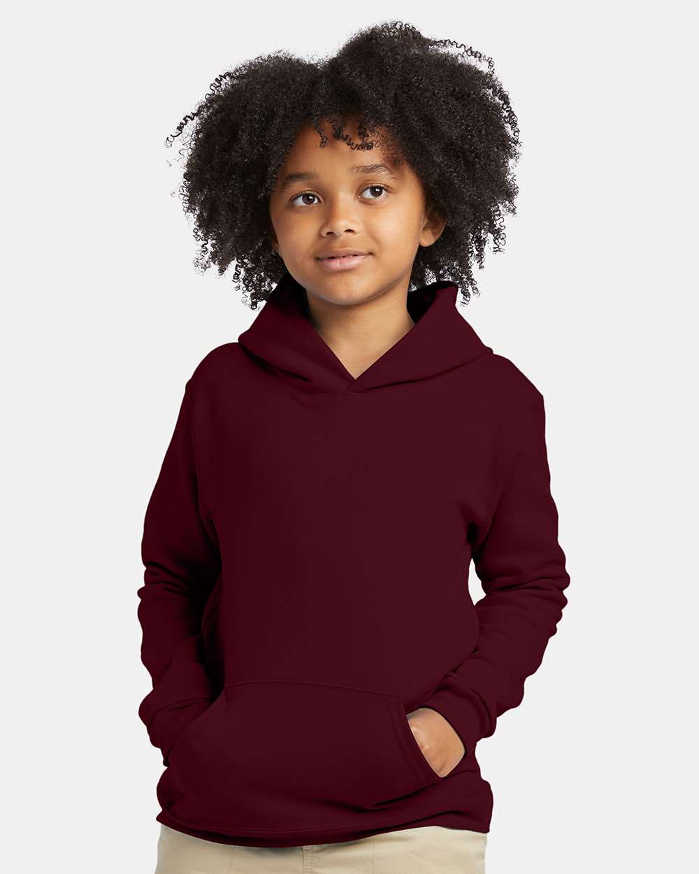 Hanes-P473-Ecosmart® Youth Hooded Sweatshirt - Image 71