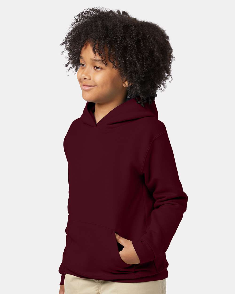 Hanes-P473-Ecosmart® Youth Hooded Sweatshirt - Image 72