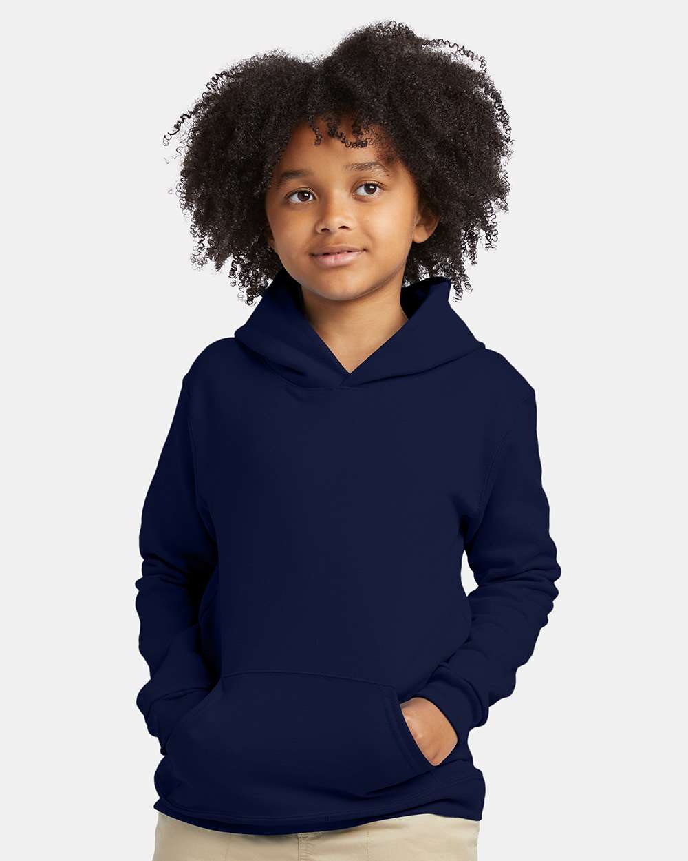 Hanes-P473-Ecosmart® Youth Hooded Sweatshirt - Image 77