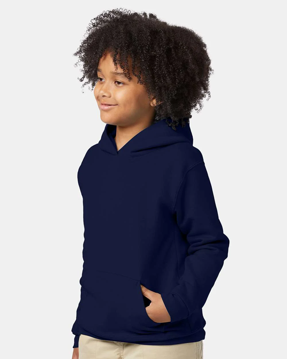 Hanes-P473-Ecosmart® Youth Hooded Sweatshirt - Image 78