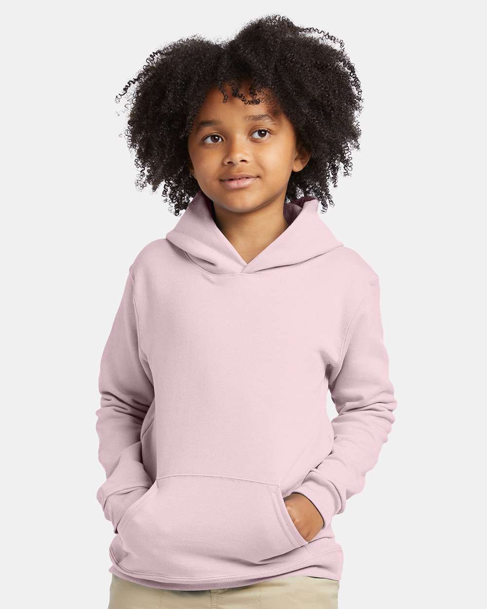 Hanes-P473-Ecosmart® Youth Hooded Sweatshirt - Image 83