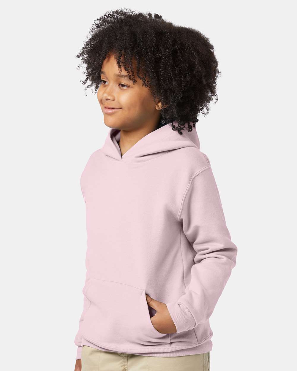 Hanes-P473-Ecosmart® Youth Hooded Sweatshirt - Image 84
