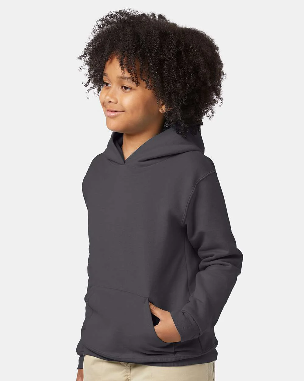 Hanes-P473-Ecosmart® Youth Hooded Sweatshirt - Image 90