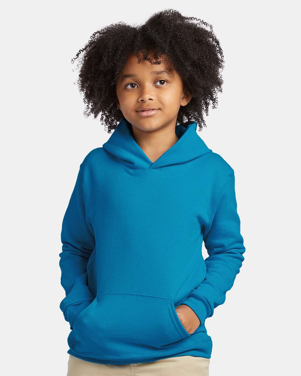 Hanes-P473-Ecosmart® Youth Hooded Sweatshirt - Image 95