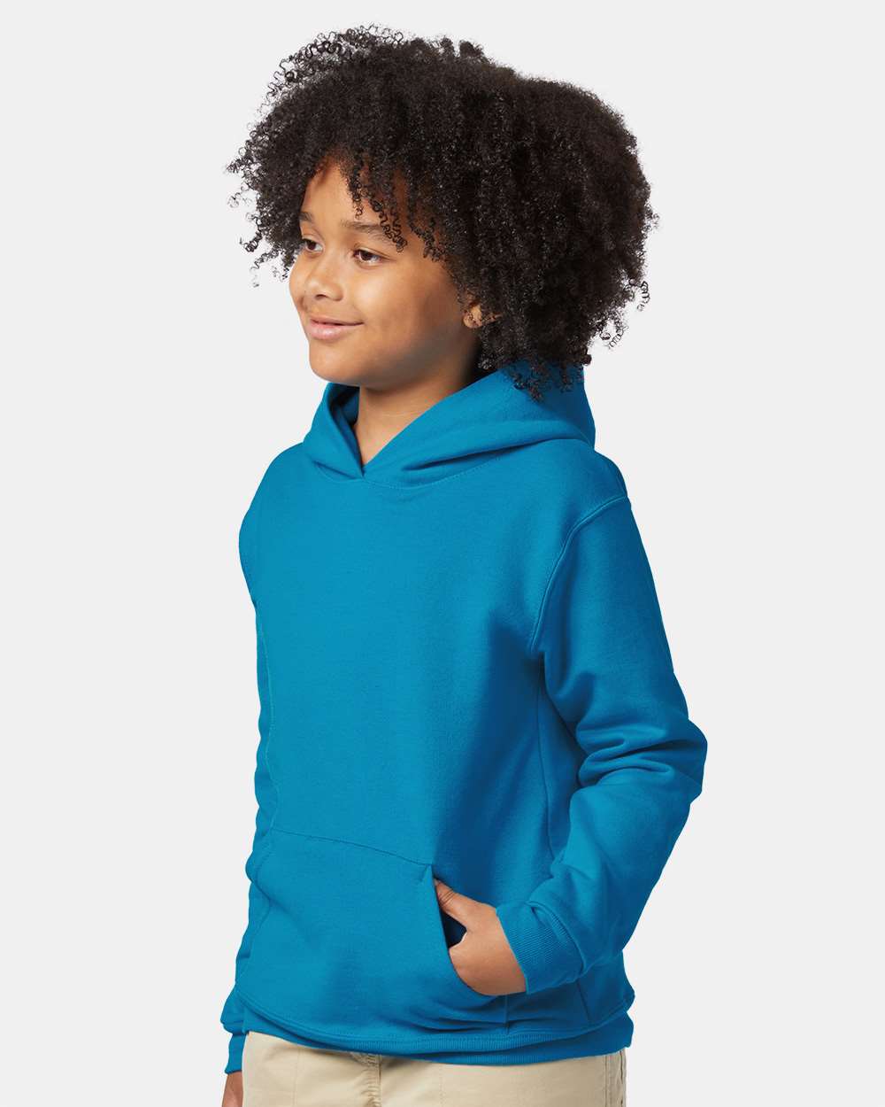 Hanes-P473-Ecosmart® Youth Hooded Sweatshirt - Image 96