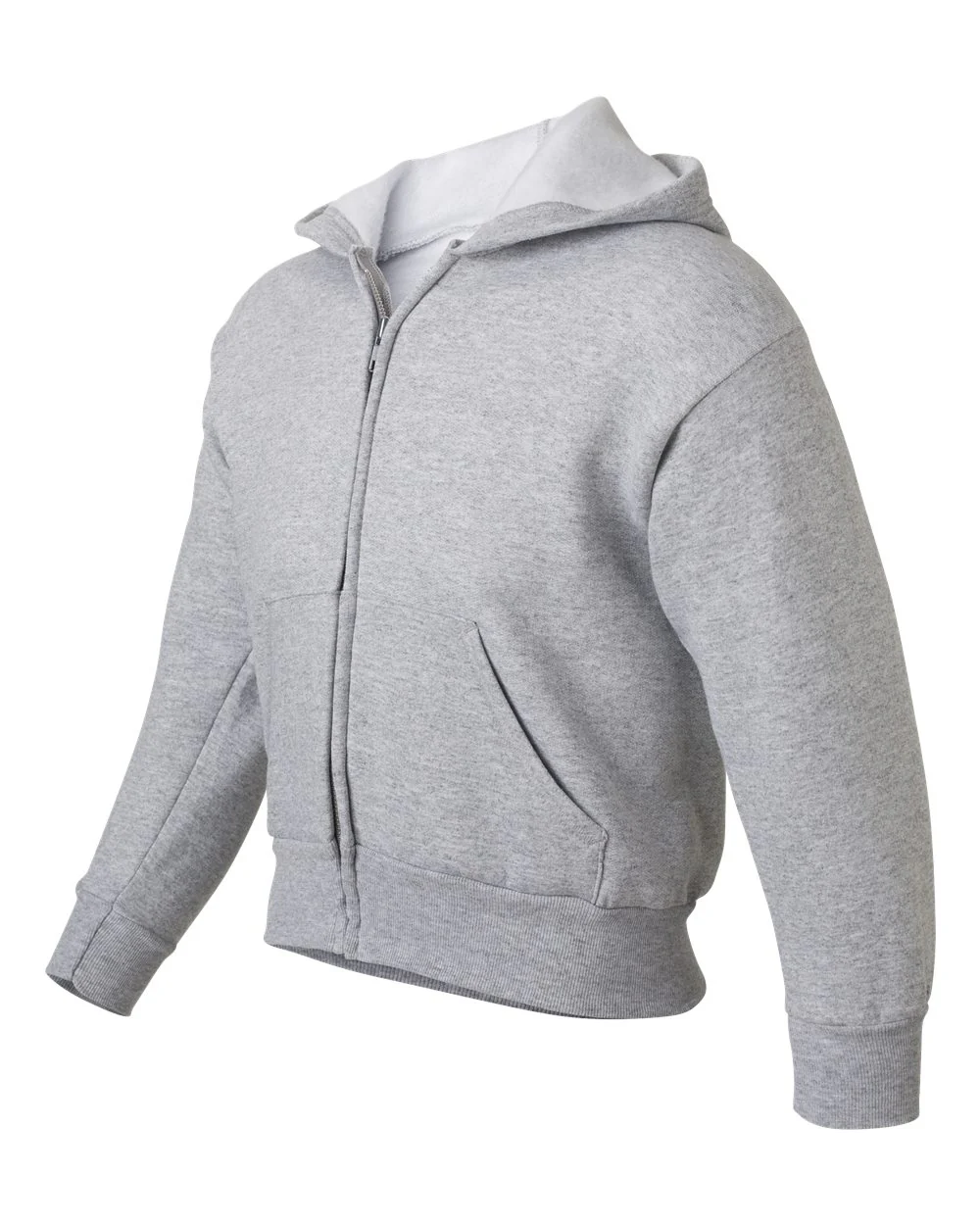 Hanes-P480-EcoSmart® Youth Full-Zip Hooded Sweatshirt - Image 18