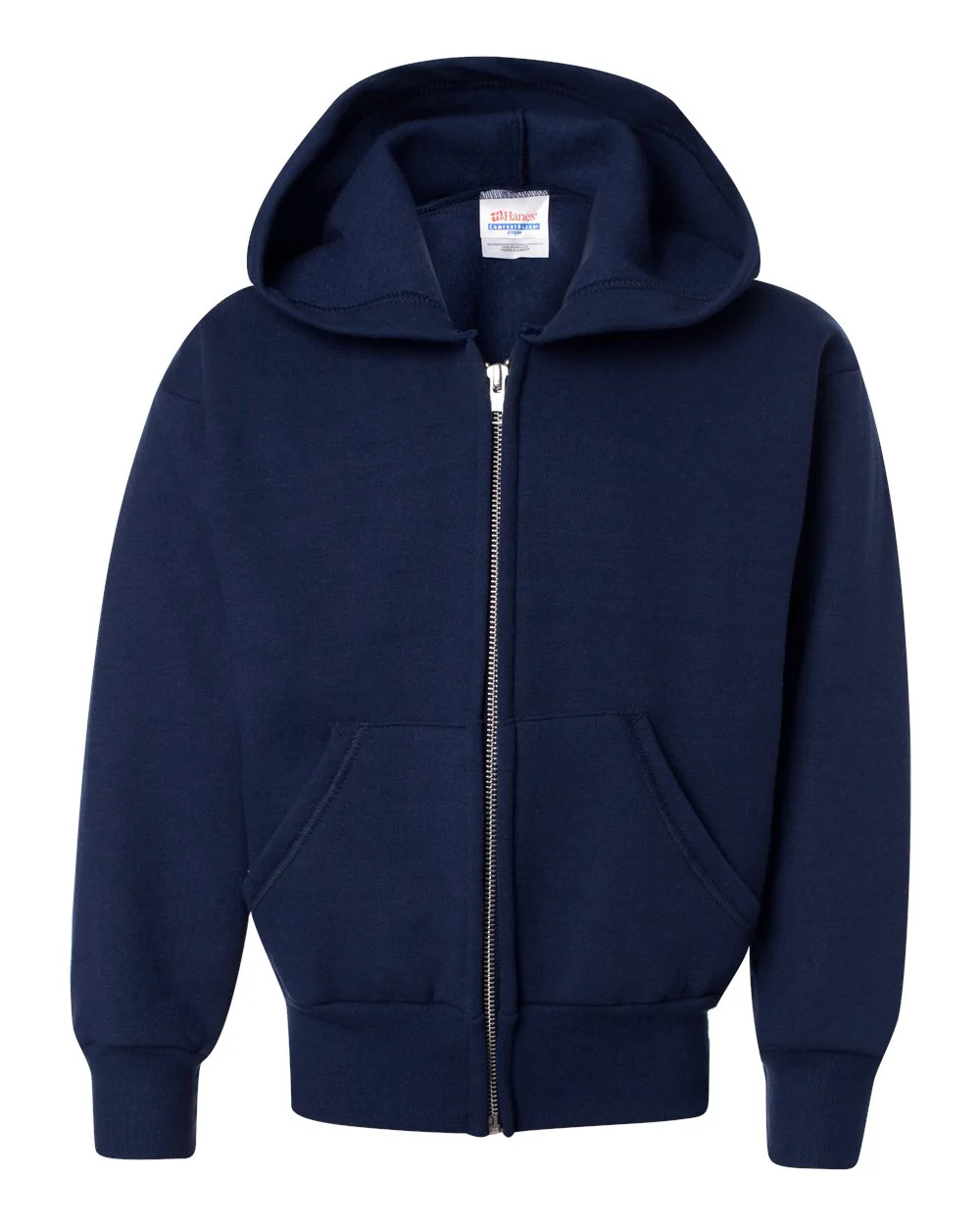 Hanes-P480-EcoSmart® Youth Full-Zip Hooded Sweatshirt - Image 19
