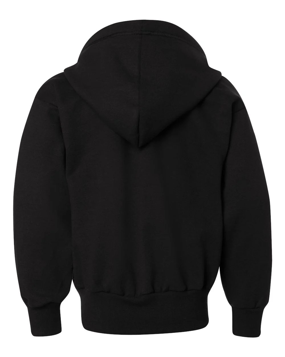 Hanes-P480-EcoSmart® Youth Full-Zip Hooded Sweatshirt - Image 2