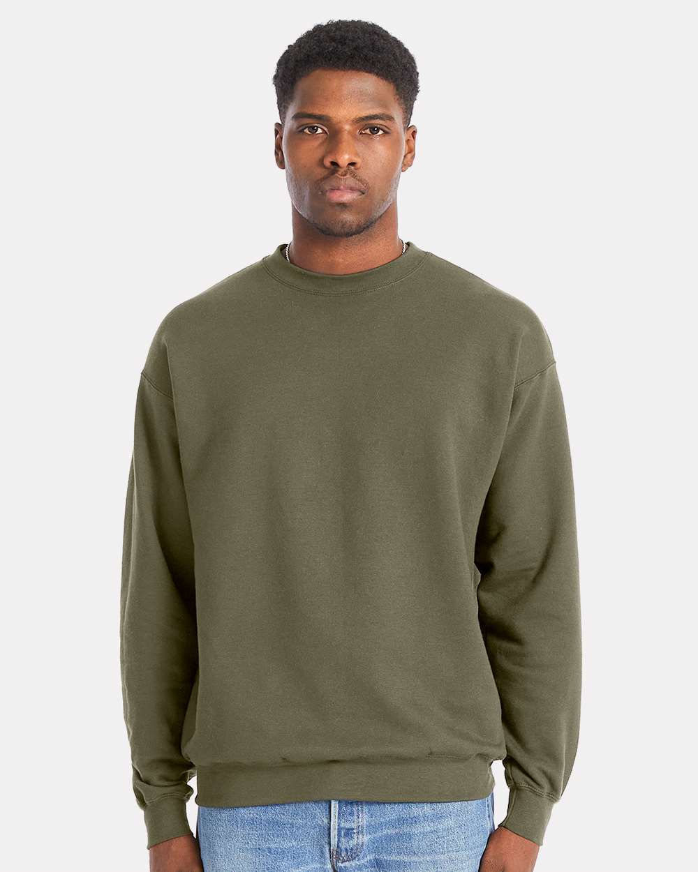 Hanes-RS160-Perfect Fleece Crewneck Sweatshirt - Image 29