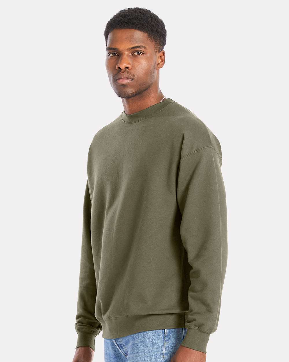Hanes-RS160-Perfect Fleece Crewneck Sweatshirt - Image 30