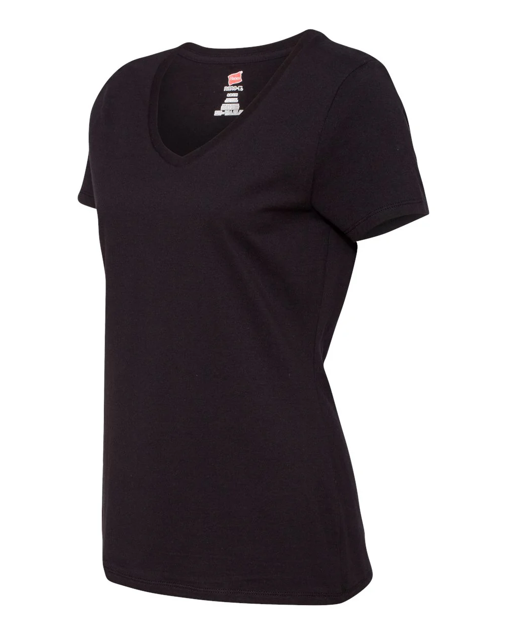 Hanes-S04V-Perfect-T Women’s V-Neck T-Shirt - Image 11