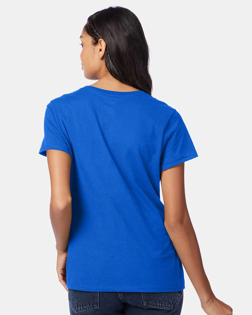 Hanes-S04V-Perfect-T Women’s V-Neck T-Shirt - Image 29