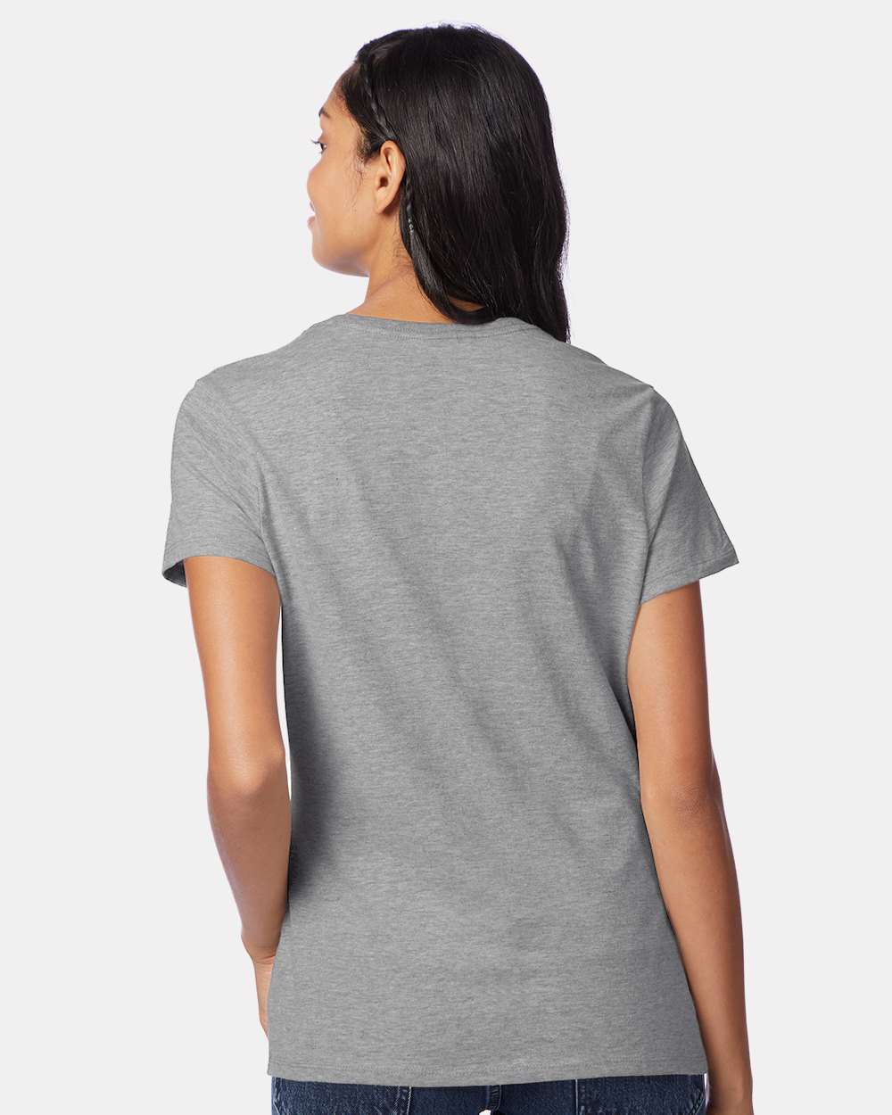 Hanes-S04V-Perfect-T Women’s V-Neck T-Shirt - Image 37