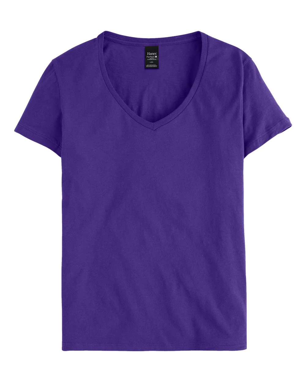 Hanes-S04V-Perfect-T Women’s V-Neck T-Shirt - Image 50