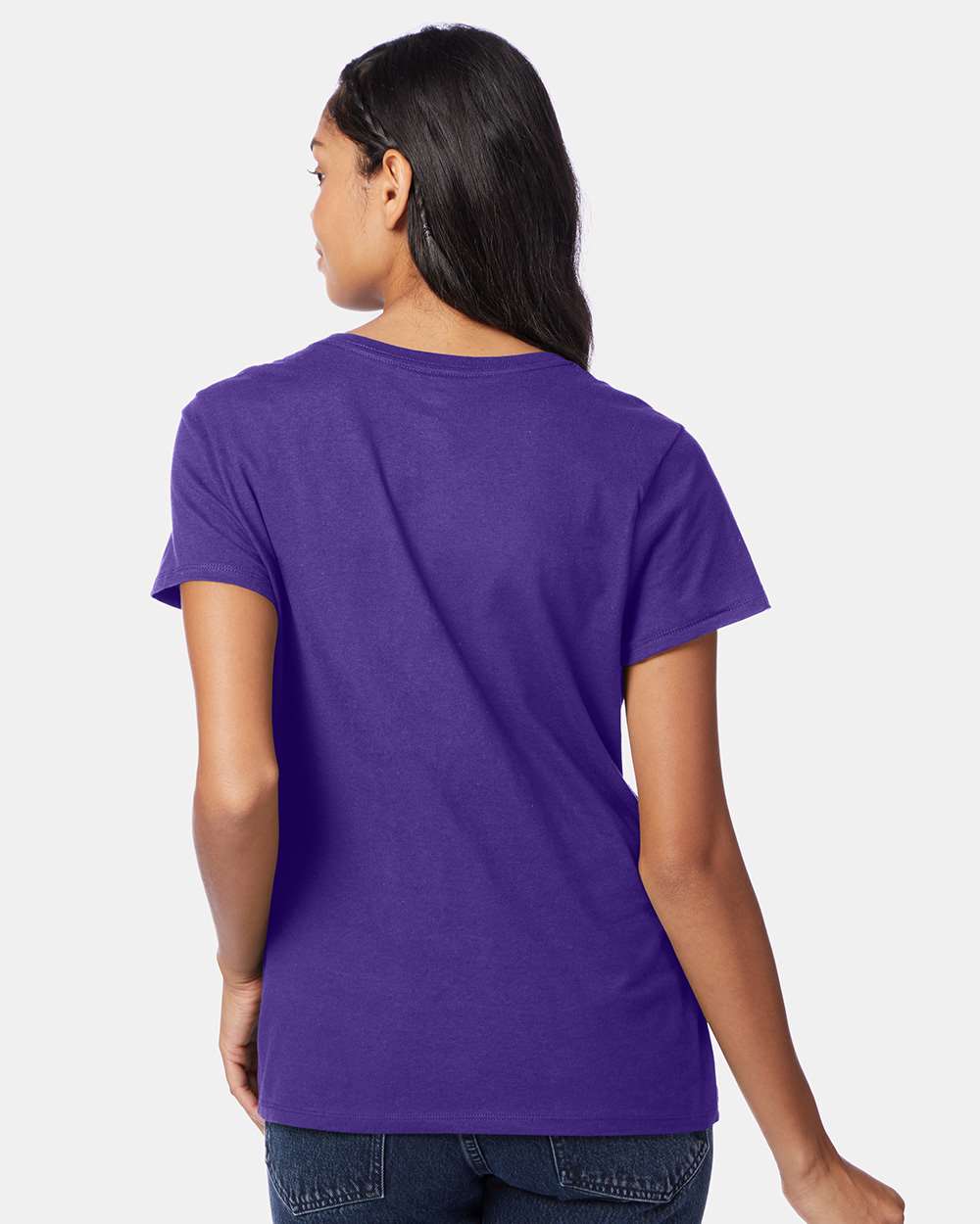 Hanes-S04V-Perfect-T Women’s V-Neck T-Shirt - Image 53