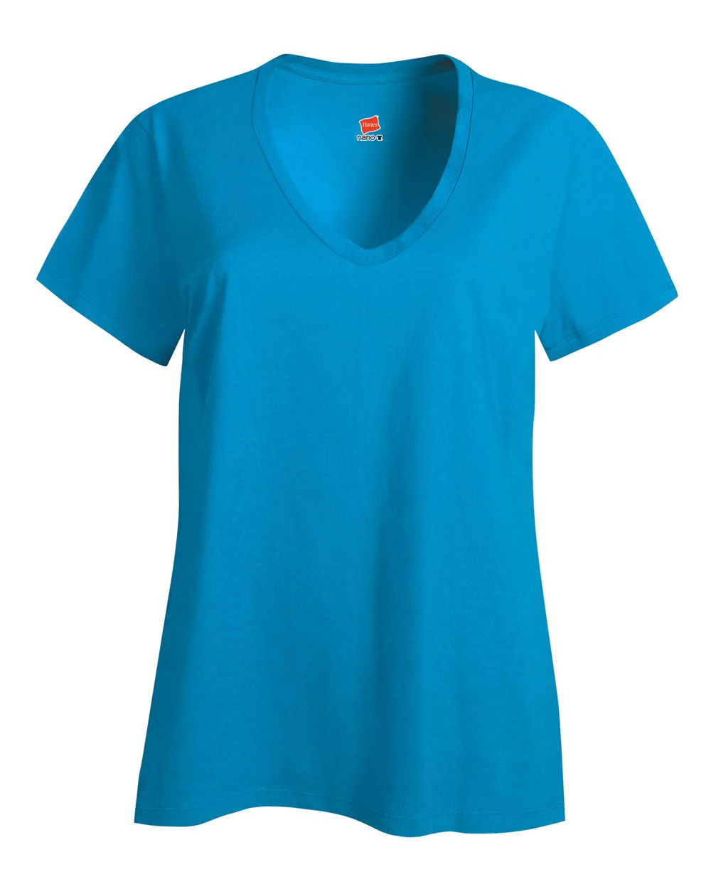 Hanes-S04V-Perfect-T Women’s V-Neck T-Shirt - Image 60