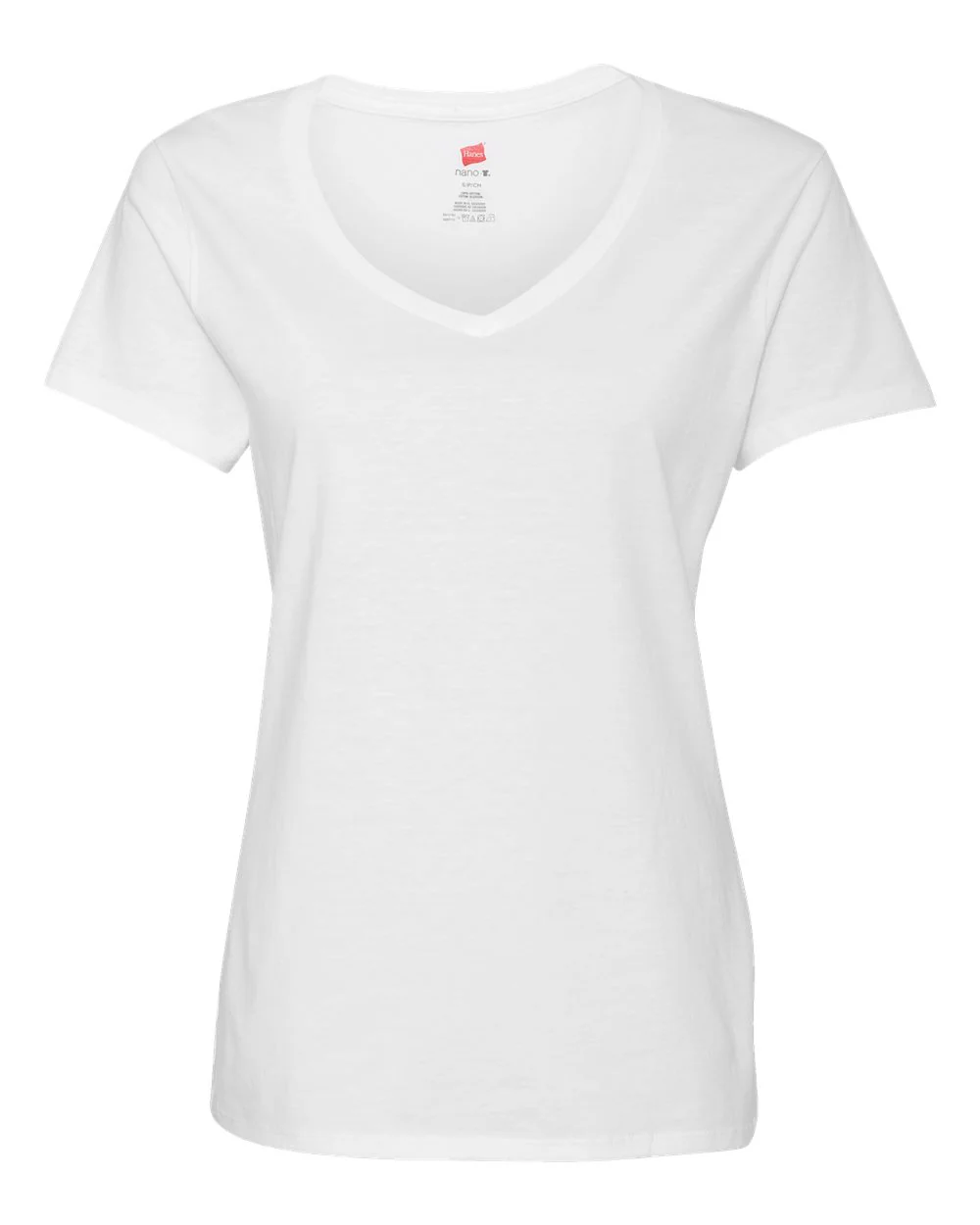Hanes-S04V-Perfect-T Women’s V-Neck T-Shirt - Image 62