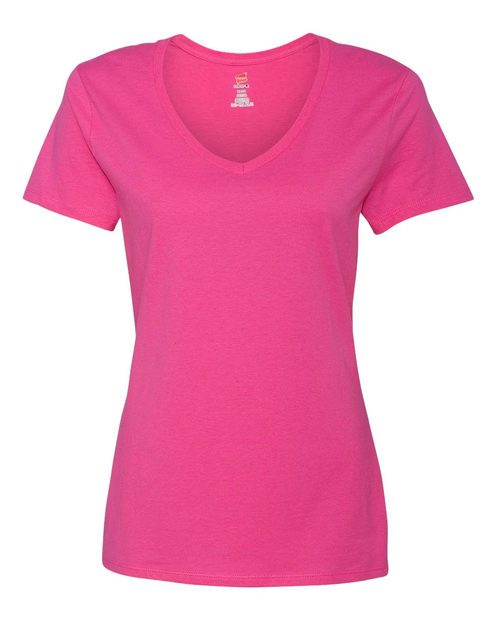 Hanes-S04V-Perfect-T Women’s V-Neck T-Shirt - Image 68
