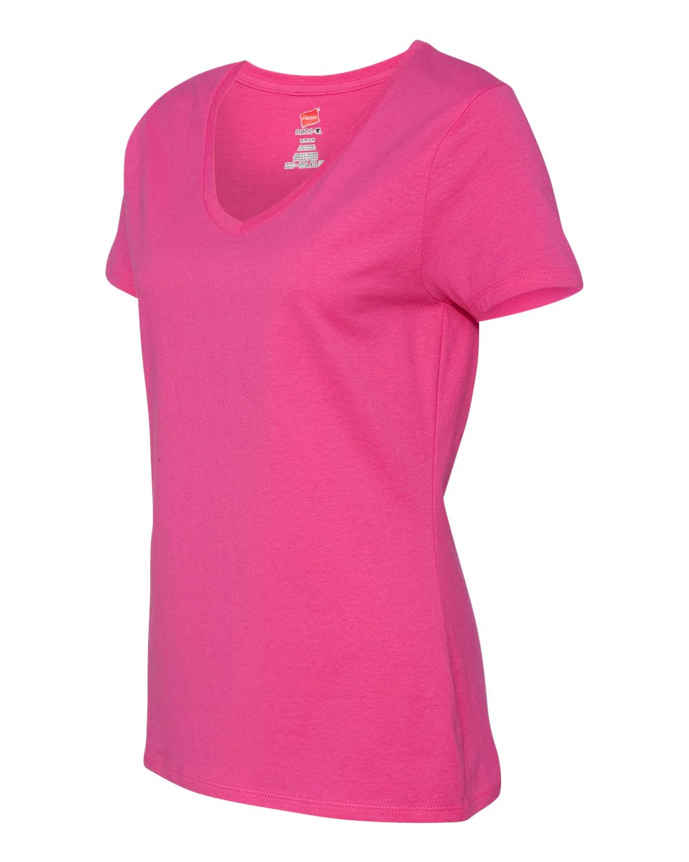 Hanes-S04V-Perfect-T Women’s V-Neck T-Shirt - Image 70
