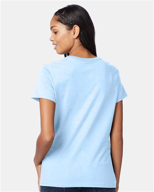 Hanes-S04V-Perfect-T Women’s V-Neck T-Shirt - Image 76