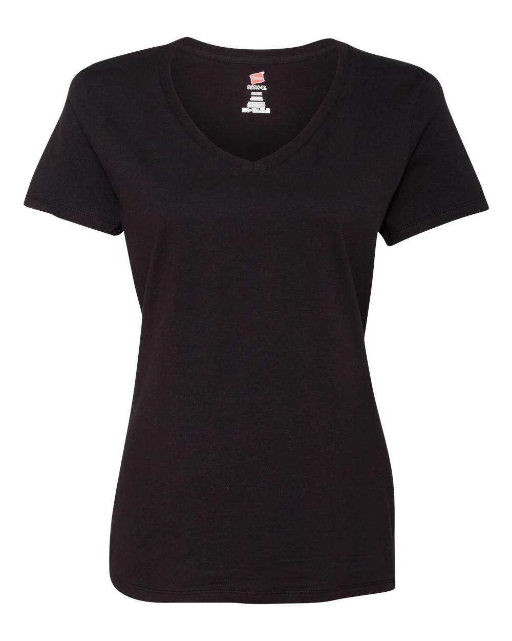 Hanes-S04V-Perfect-T Women’s V-Neck T-Shirt - Image 9