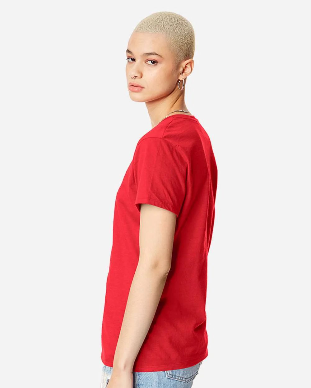 Hanes-SL04-Perfect-T Women’s T-Shirt - Image 5