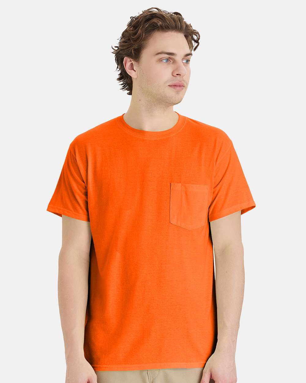 Hanes-W110-Workwear Pocket T-Shirt - Image 29