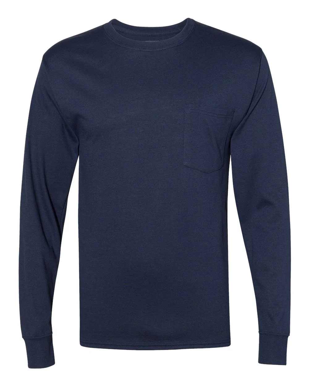 Hanes-W120-Workwear Long Sleeve Pocket T-Shirt - Image 14