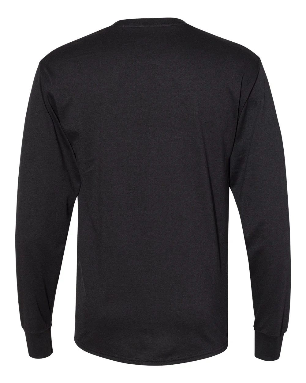 Hanes-W120-Workwear Long Sleeve Pocket T-Shirt - Image 2