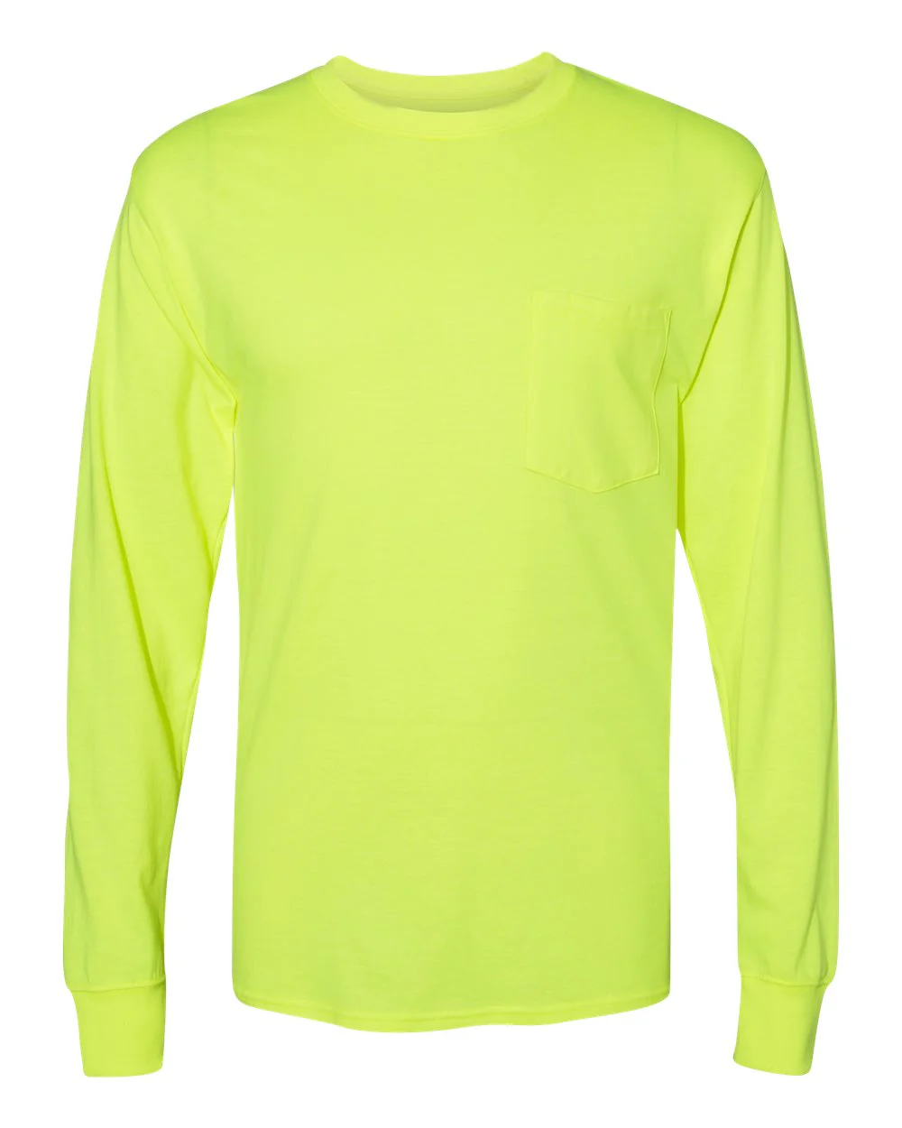 Hanes-W120-Workwear Long Sleeve Pocket T-Shirt - Image 20