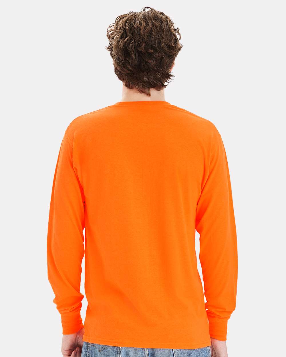Hanes-W120-Workwear Long Sleeve Pocket T-Shirt - Image 31