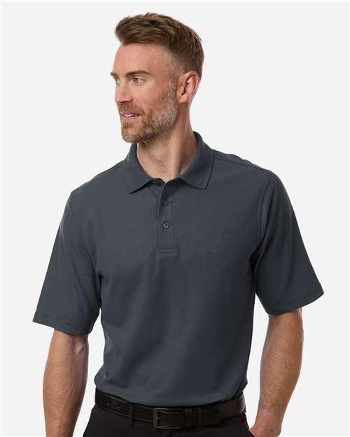 Harriton-M105-Men's Maverick CVC Pique Polo - Image 17