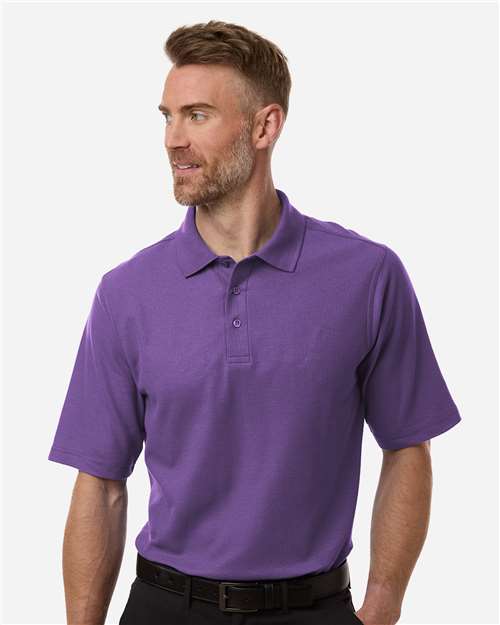 Harriton-M105-Men's Maverick CVC Pique Polo - Image 38