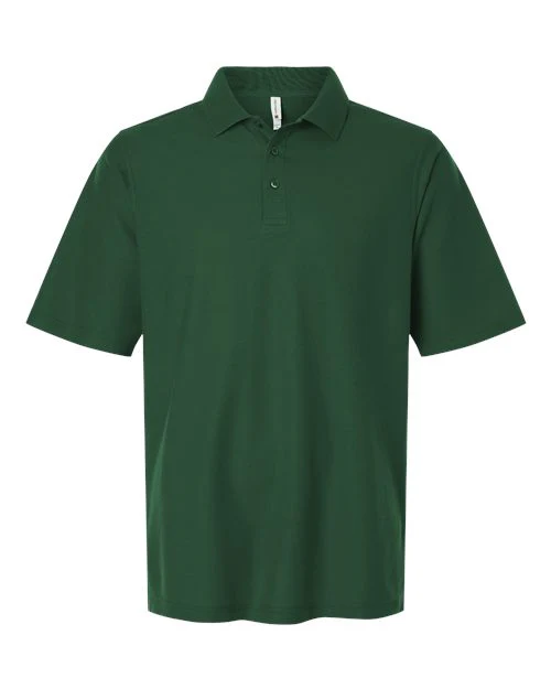 Harriton-M105-Men's Maverick CVC Pique Polo - Image 4