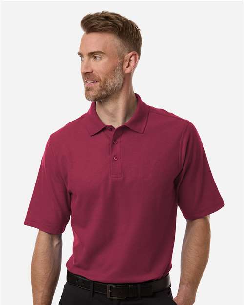 Harriton-M105-Men's Maverick CVC Pique Polo - Image 47